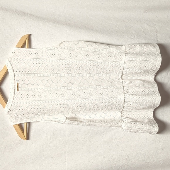 MICHAEL Michael Kors White Eyelet Tank Top - Picture 2 of 6